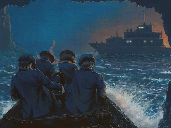 Квест в реальности «Бегство через Атлантику» от Квестории. alt_img_for-boys