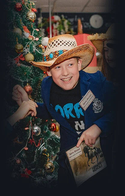 Новый год в школе в Архангельске.