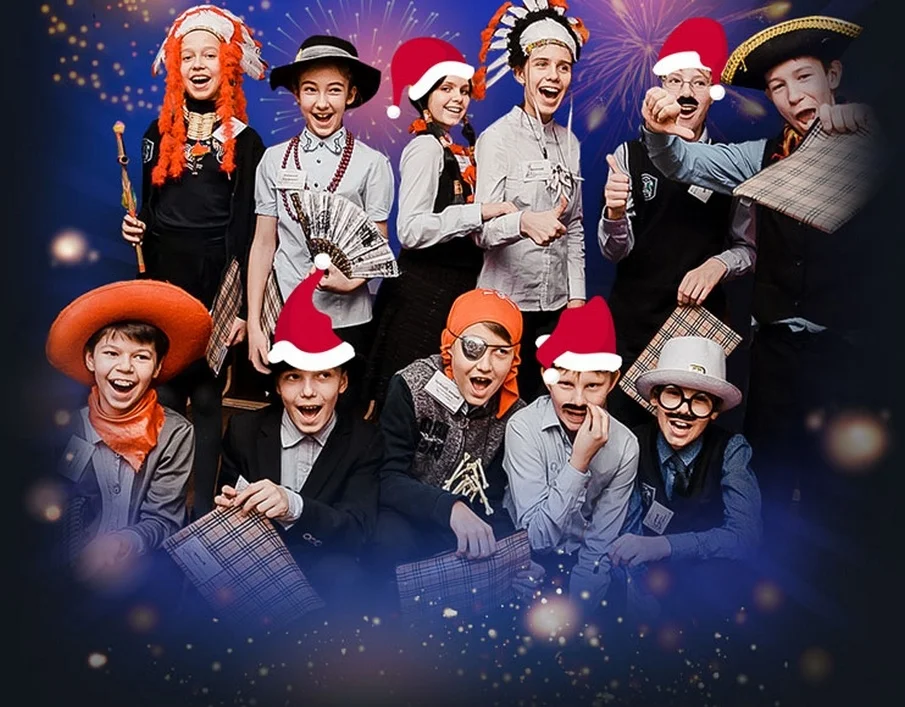 Новый год в школе в Архангельске.